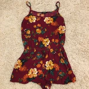 NWT floral romper